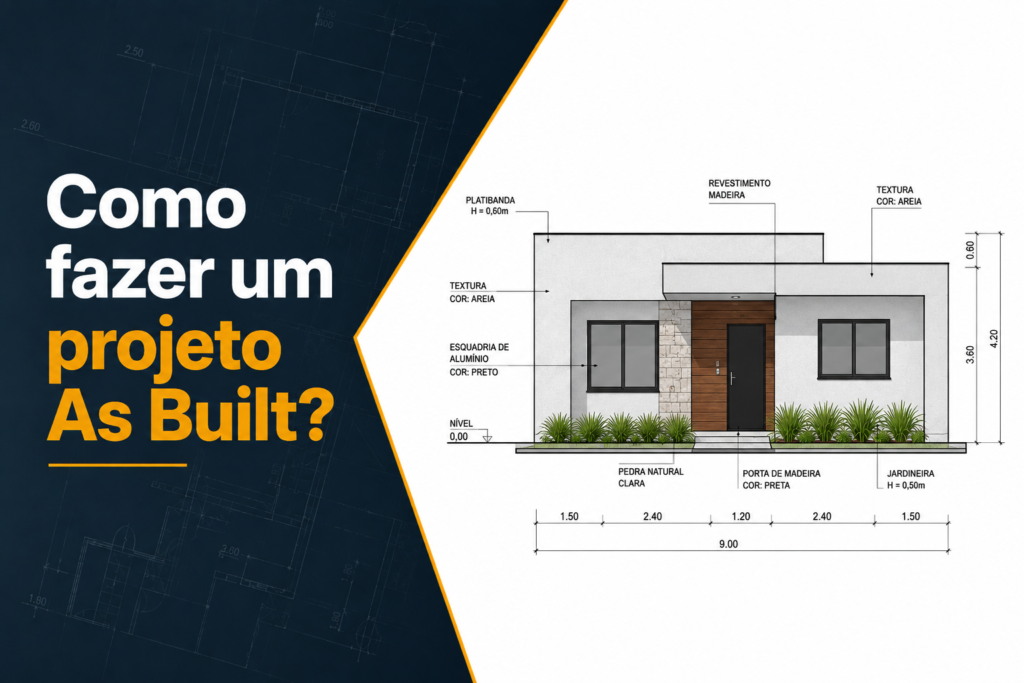 Como fazer um projeto as built