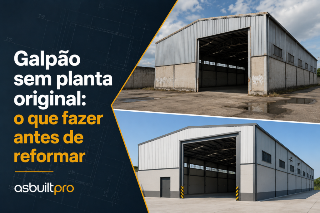 Galpão sem planta original